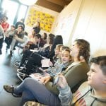 CasaOz - I bambini di CasaOz durante l'incontro con Giorgia Boni