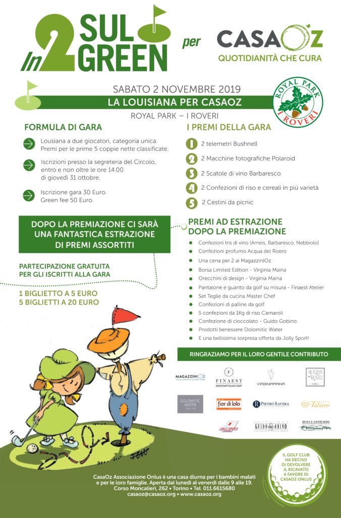 locandina gara golf